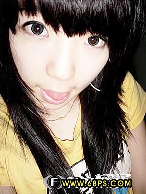 Photoshop教程:Cherry非主流照片