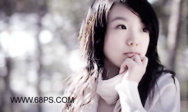 Photoshop通道选区处理女孩照片