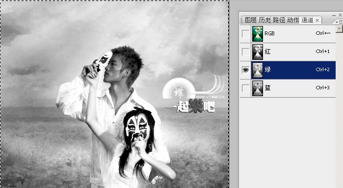 Photoshop调色教程:为照片打造浓浓情意