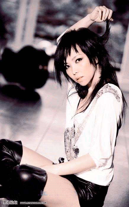 Photoshop教程:MM照片的抽丝处理_脚本之家jb51.net转载