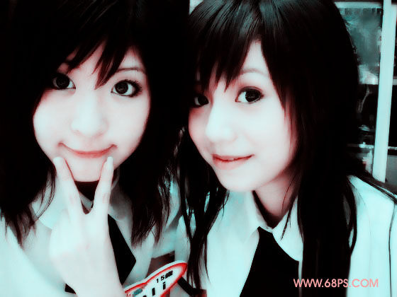 非主流ps教程:Cute风格非主流照片制作_脚本之家jb51.net网络整理