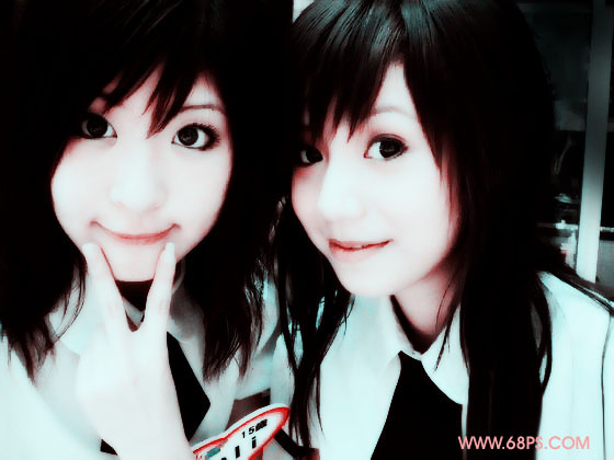 非主流ps教程:Cute风格非主流照片制作_脚本之家jb51.net网络整理