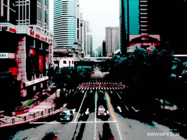 photoshop调色教程:游荡的城市颓废效果