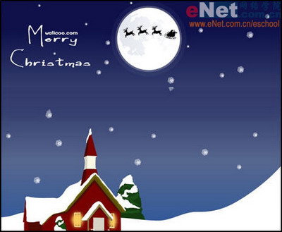 Photoshop教程:MM圣诞大头贴的制作_脚本之家jb51.net网络整理