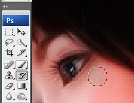 photoshop教程:照片转红色仿漫画效果