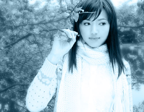 Photoshop制作陈旧照片及泛黄色调调节