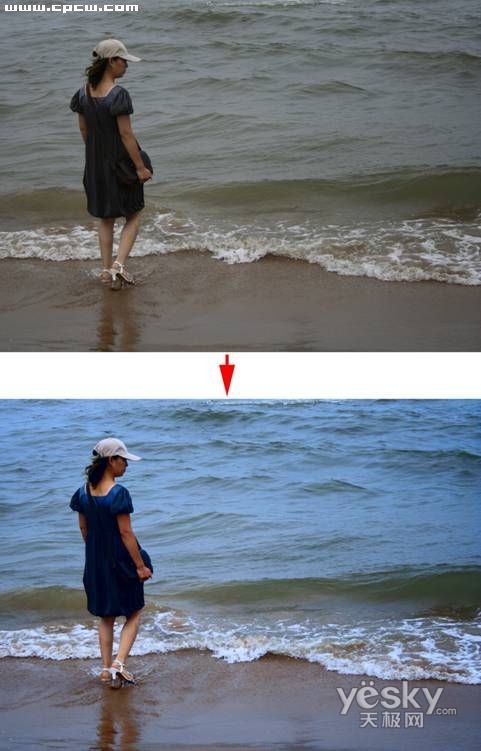 Photoshop教程:简单处理照片