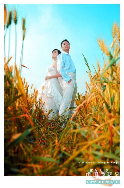 Photoshop调色实例:美丽的季节
