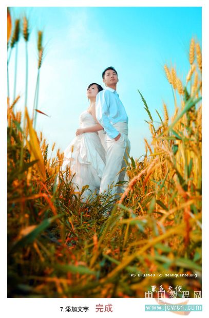 Photoshop调色实例：美丽的季节