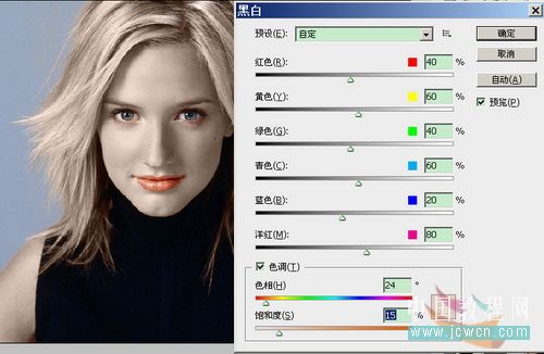 photoshop照片处理教程：MM照片诡异效果