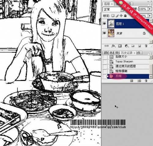类似水粉碳笔画非主流照片,Photoshop教程