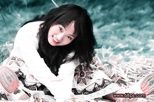 Photoshop照片调色:单一颜色图片效果