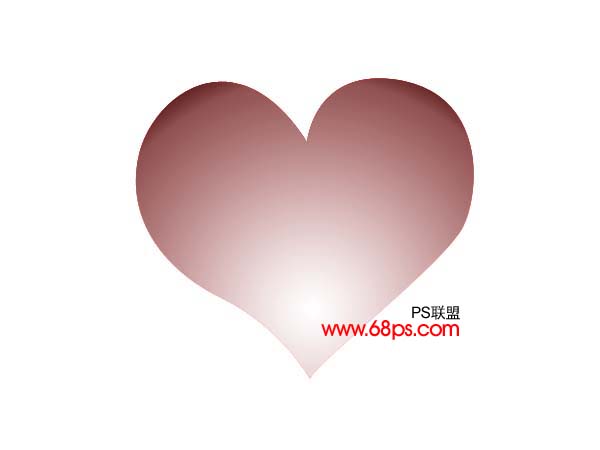 支持2008北京奥运 PS绘制奥运红心图案