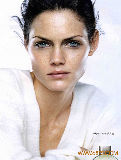 Photoshop还原MM水晶亮丽肌肤