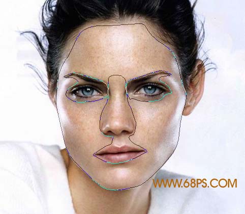 Photoshop还原MM水晶亮丽肌肤