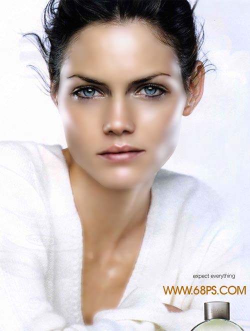 Photoshop还原MM水晶亮丽肌肤