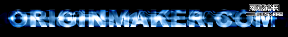 Photoshop 快速制作蓝色冷光文字 