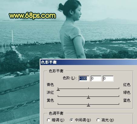 Photoshop 调出外景照片金色的黄昏效果