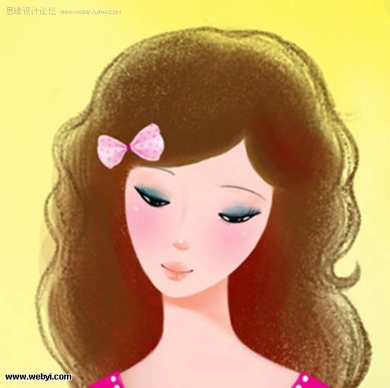 photoshop 鼠绘梦幻的卡通人物场景插画