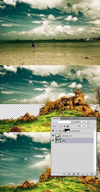 photoshop 超强合成梦幻岛的仙女