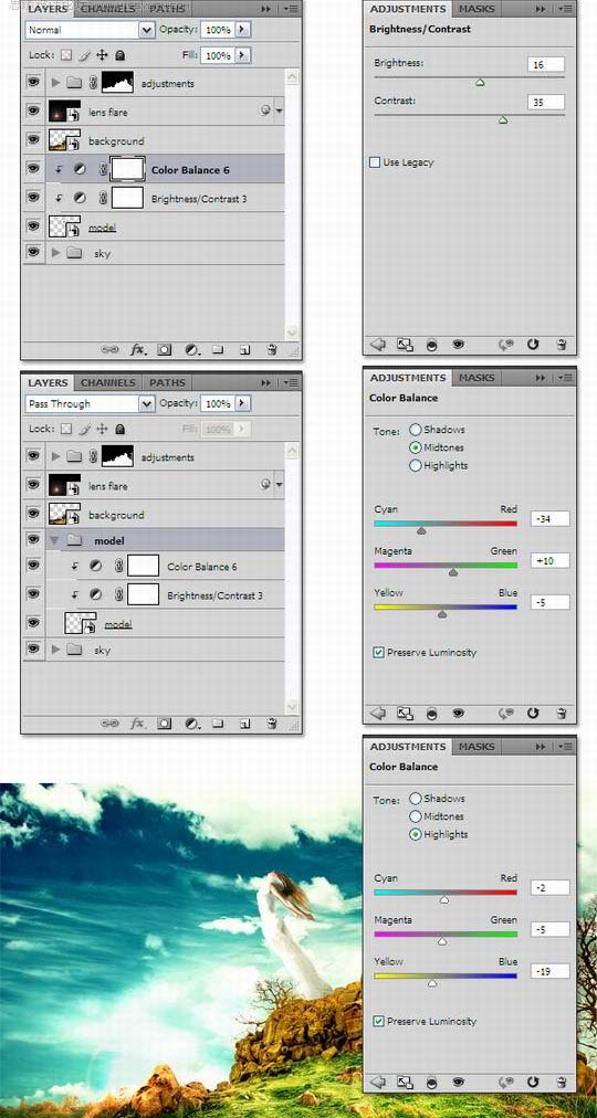 photoshop 超强合成梦幻岛的仙女