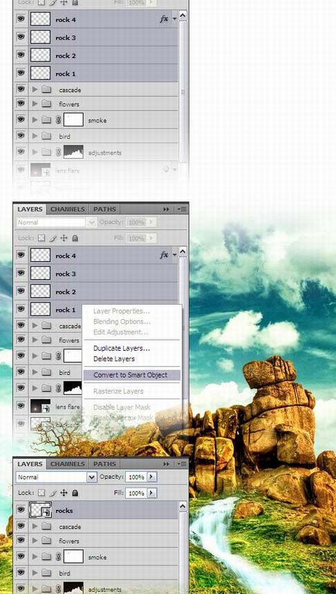 photoshop 超强合成梦幻岛的仙女