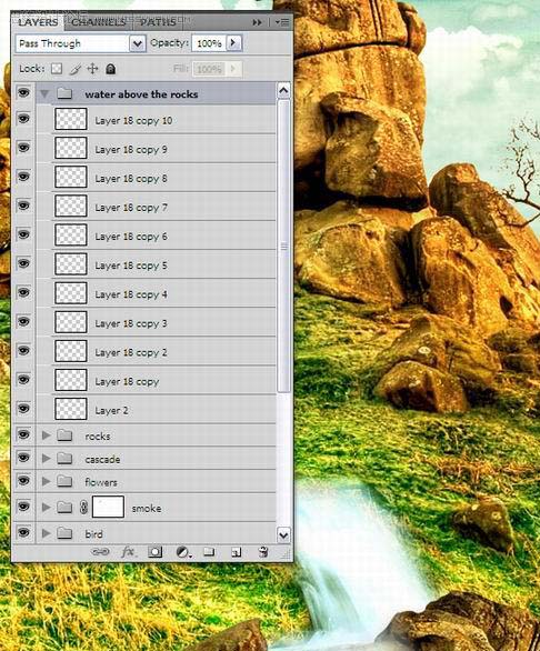 photoshop 超强合成梦幻岛的仙女