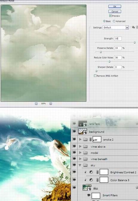 photoshop 超强合成梦幻岛的仙女