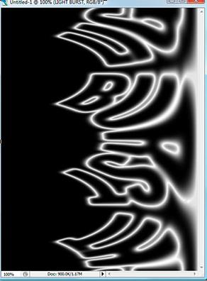 Photoshop 打造超酷的放射字效果