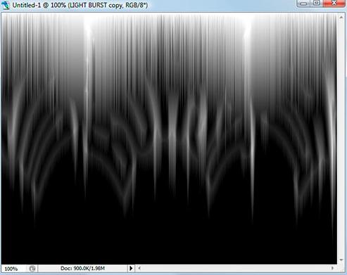 Photoshop 打造超酷的放射字效果