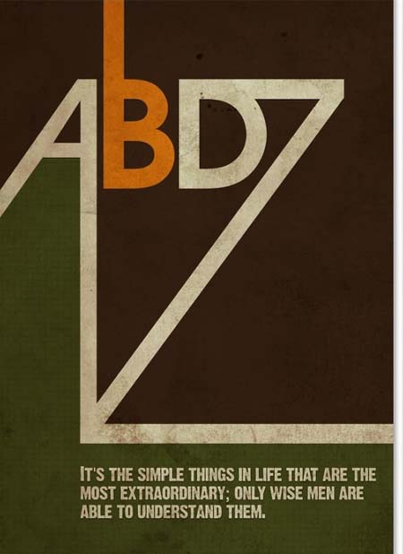 Photoshop 打造一幅怀旧风格的文字插画