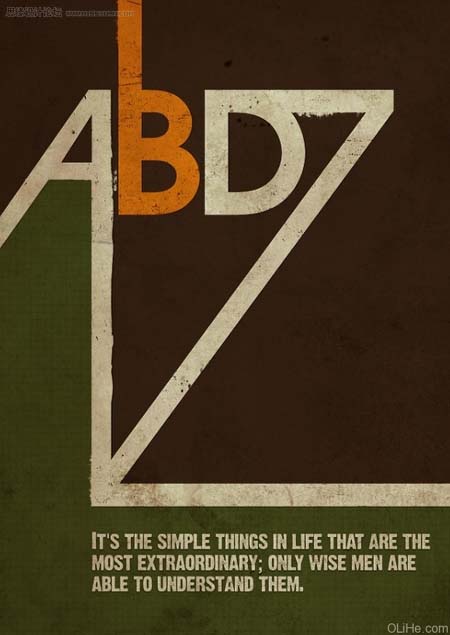 Photoshop 打造一幅怀旧风格的文字插画