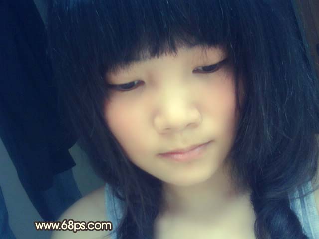 Photoshop 调出手机人物照片粉嫩的甜美色