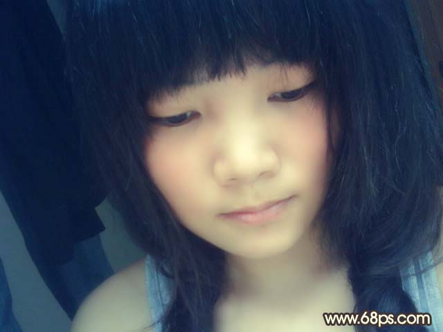 Photoshop 调出手机人物照片粉嫩的甜美色