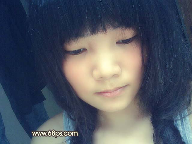 Photoshop 调出手机人物照片粉嫩的甜美色