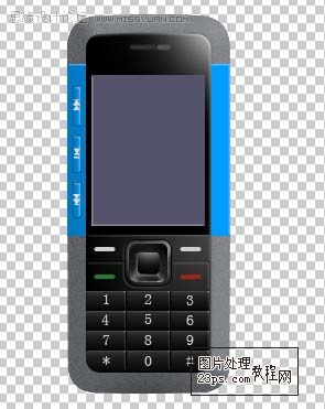 photoshop 鼠绘一款漂亮的诺基亚音乐手机