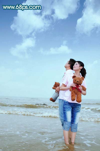 Photoshop 快速调出人物照片柔和的淡红色