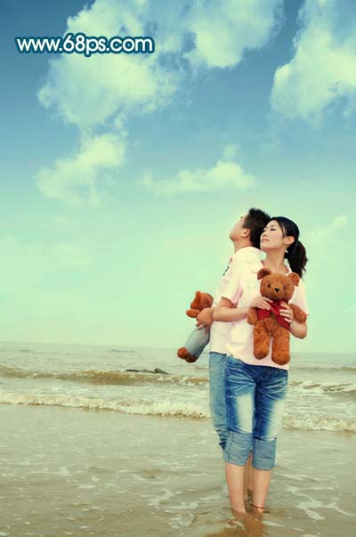 Photoshop 快速调出人物照片柔和的淡红色