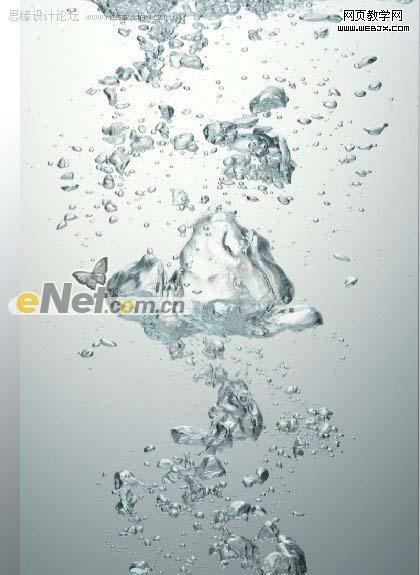 Photoshop 合成性感美女和水教程