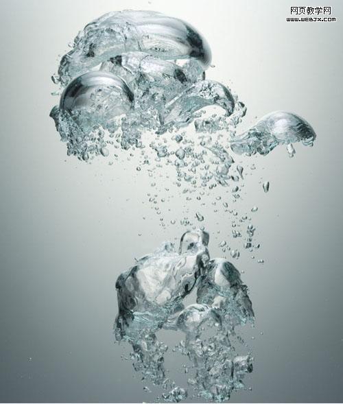 Photoshop 合成性感美女和水教程