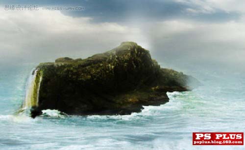 photoshop 合成海边梦幻的城堡遗址