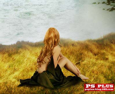 photoshop 合成海边梦幻的城堡遗址