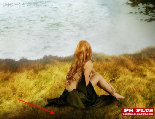 photoshop 合成海边梦幻的城堡遗址