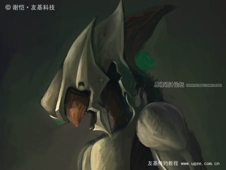 photoshop 鼠绘海底的机器怪物