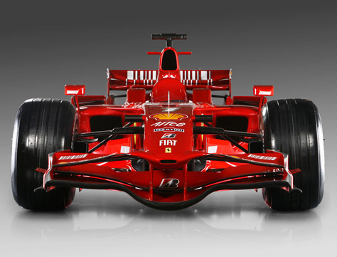 photoshop 合成冒烟行驶的F1赛车