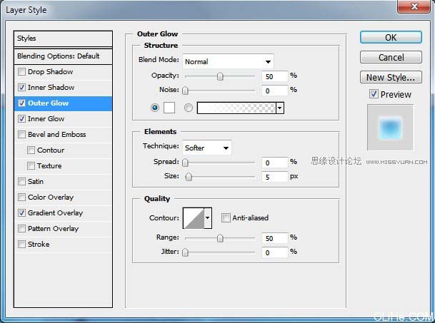 Photoshop 光滑的蓝色水晶字制作教程