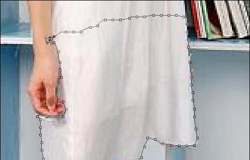 Photoshop 快速给人物裙子加上花纹