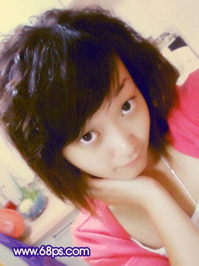 Photoshop 偏色人物照片淡淡的甜美色