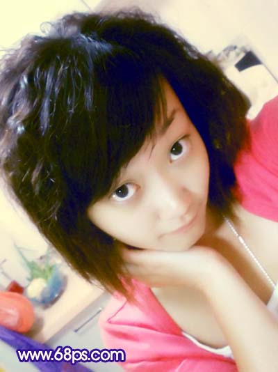 Photoshop 偏色人物照片淡淡的甜美色