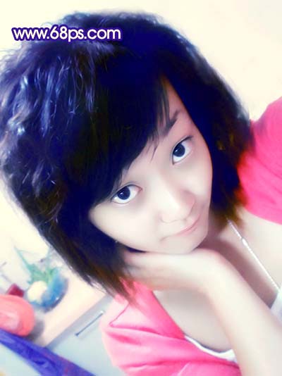 Photoshop 偏色人物照片淡淡的甜美色